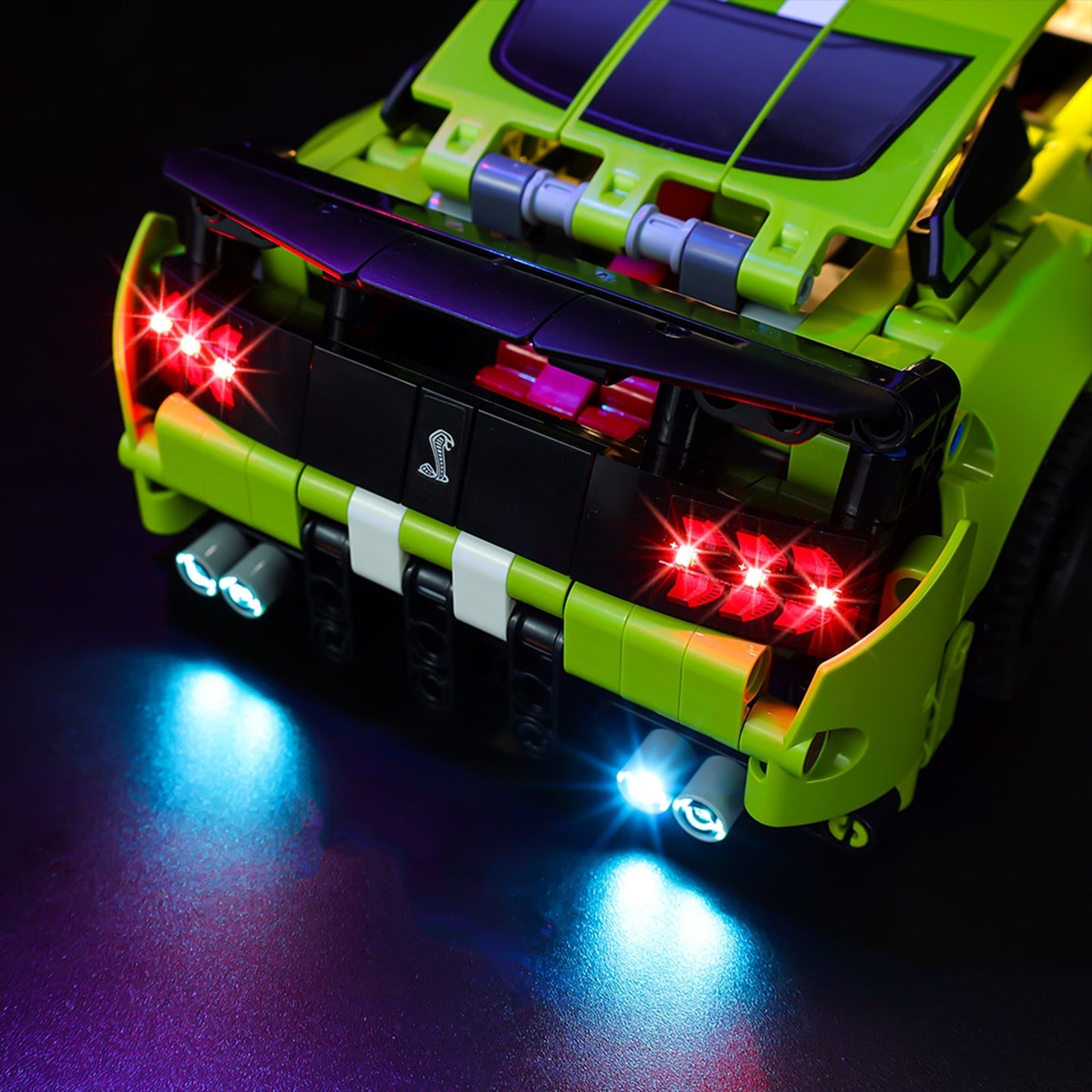 Premium-Wanddisplay kompatibel mit LEGO® Technic™ McLaren F1 42141 Stil D
