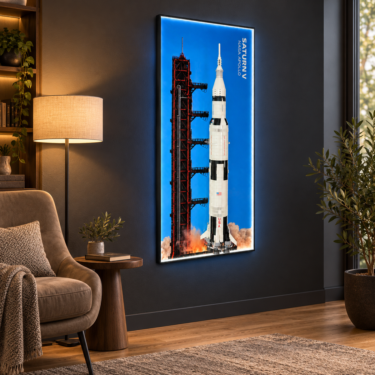 LED-Wanddisplayrahmen für Lego® Concorde Set (10318)