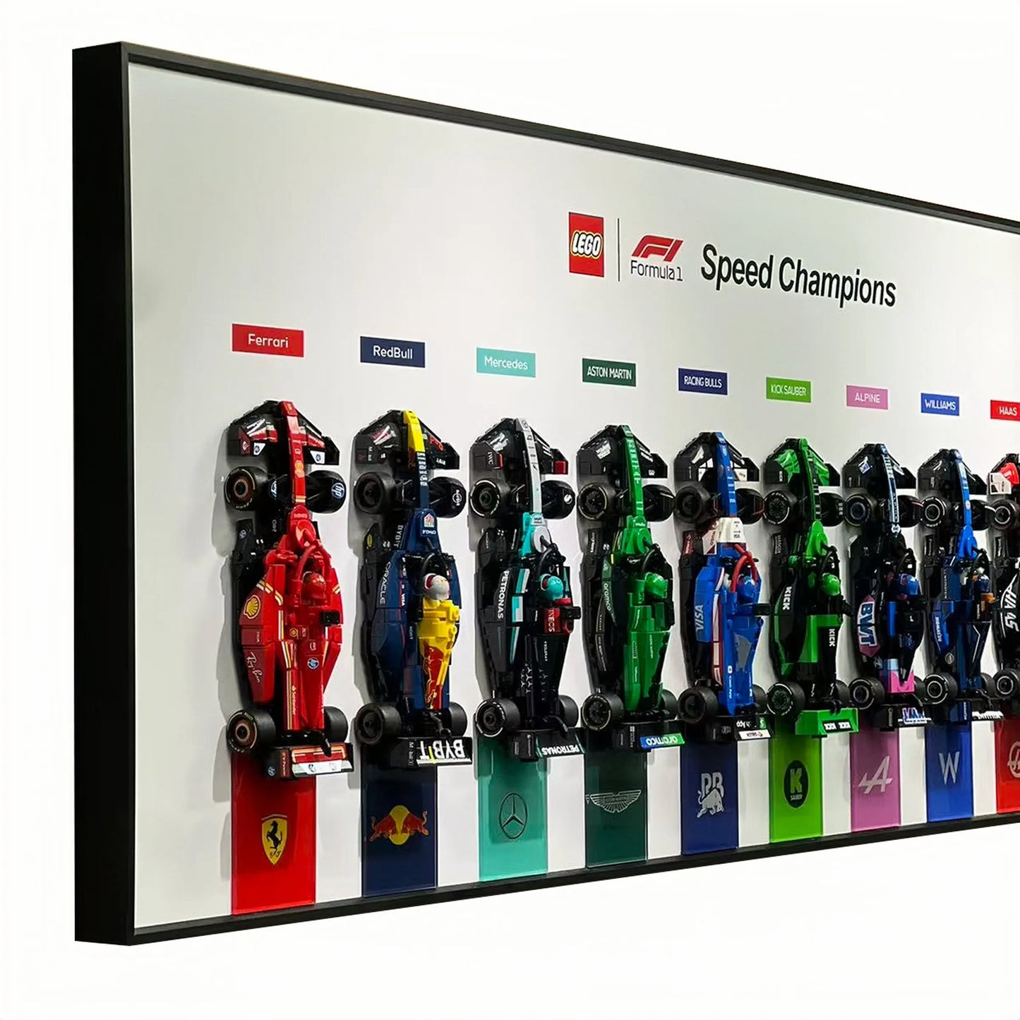 LEGO® Showcase for All Speed Champions F1 Series PLUS Display Frame