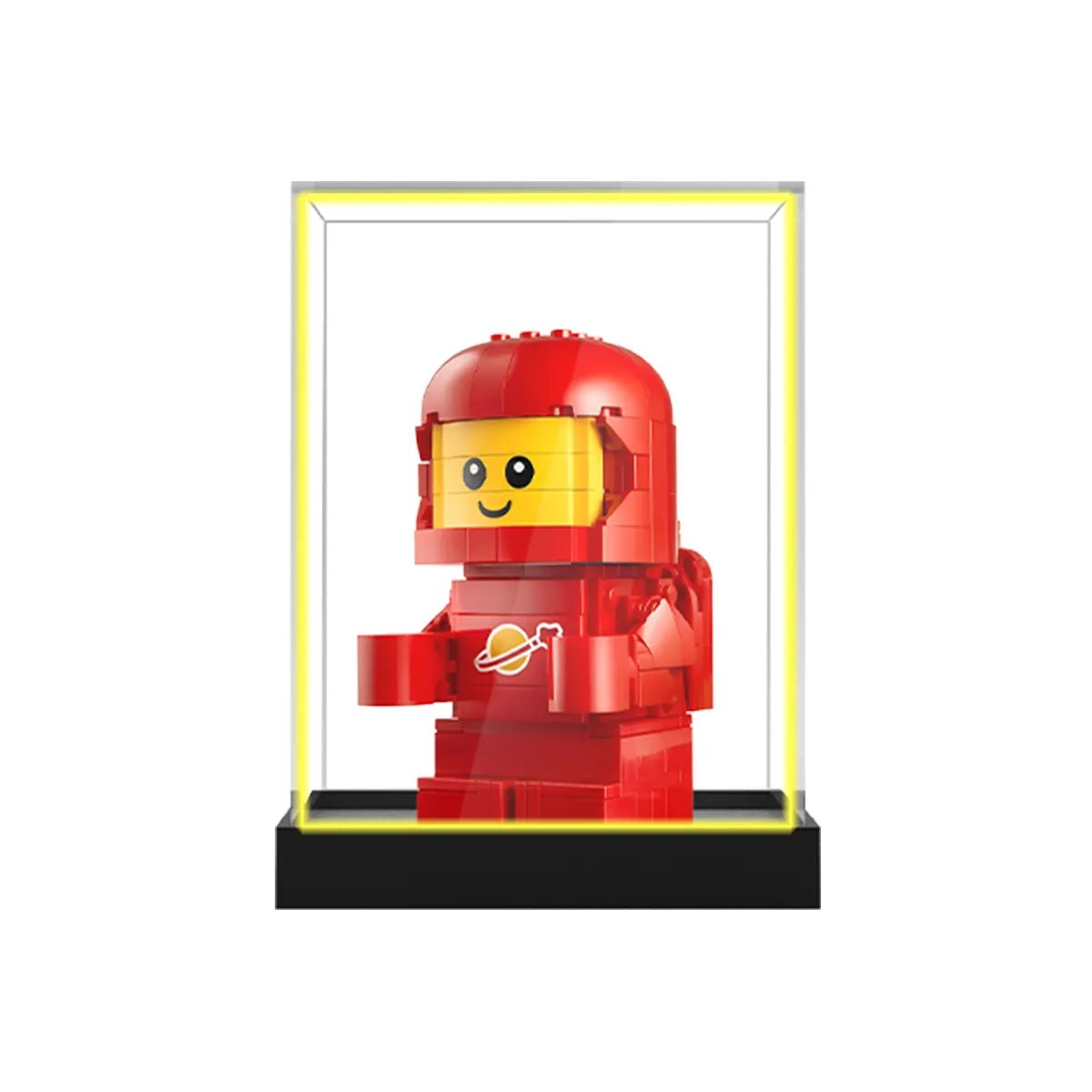 Acrylic Display Case Compatible with LEGO® BrickHeadz Red Classic Spaceman 40767 - brickzonehub