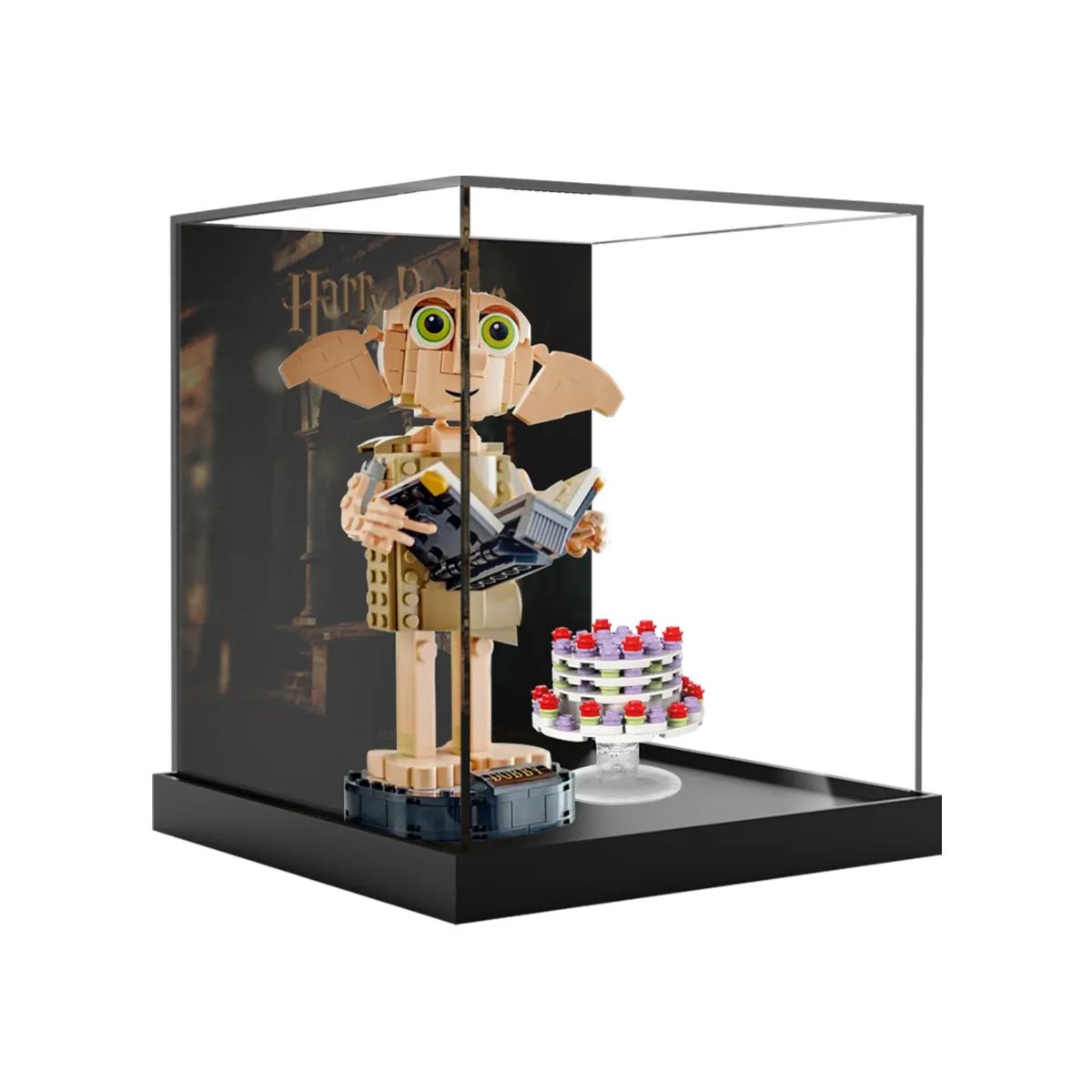 Acrylic Display Case Compatible with LEGO® Harry Potter Dobby the House - Elf 76421 - brickzonehub