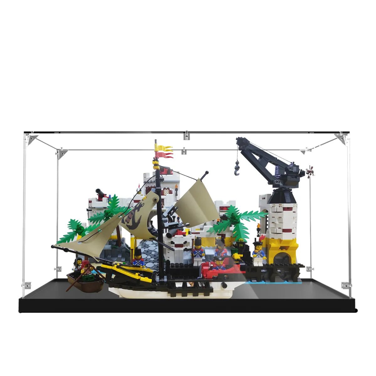 Acrylic Display Case Compatible with LEGO® Icons Eldorado Fortress 10320 - brickzonehub