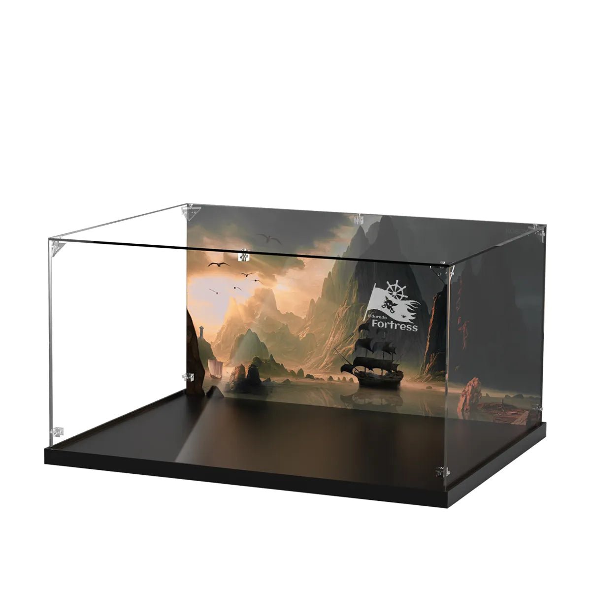 Acrylic Display Case Compatible with LEGO® Icons Eldorado Fortress 10320 - brickzonehub