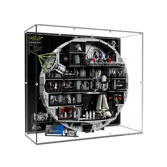 Acrylic Display Case Compatible with LEGO® Star Wars™ Death Star™ 75419 - brickzonehub