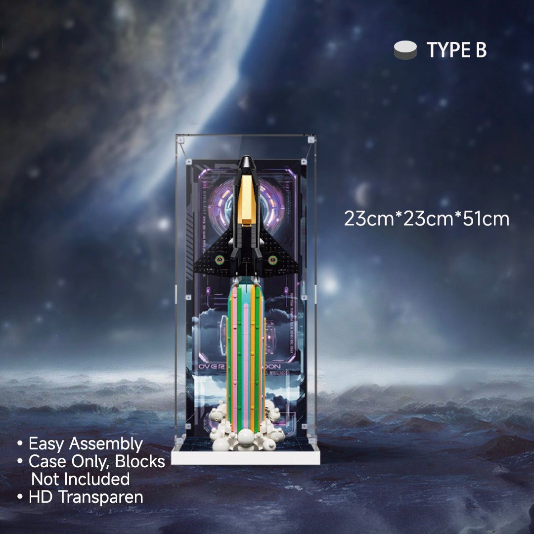 Acrylic Display Case for LEGO® 10391 Over the Moon - brickzonehub