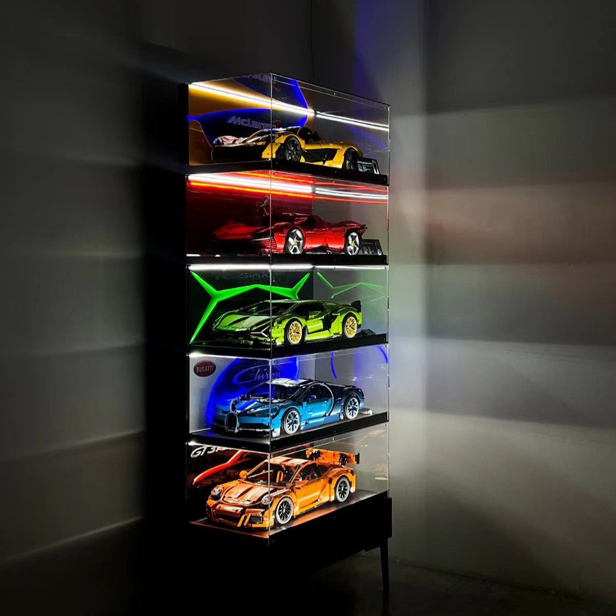 Acrylic Display Case for LEGO® 42056 Porsche 911 GT3 RS - brickzonehub