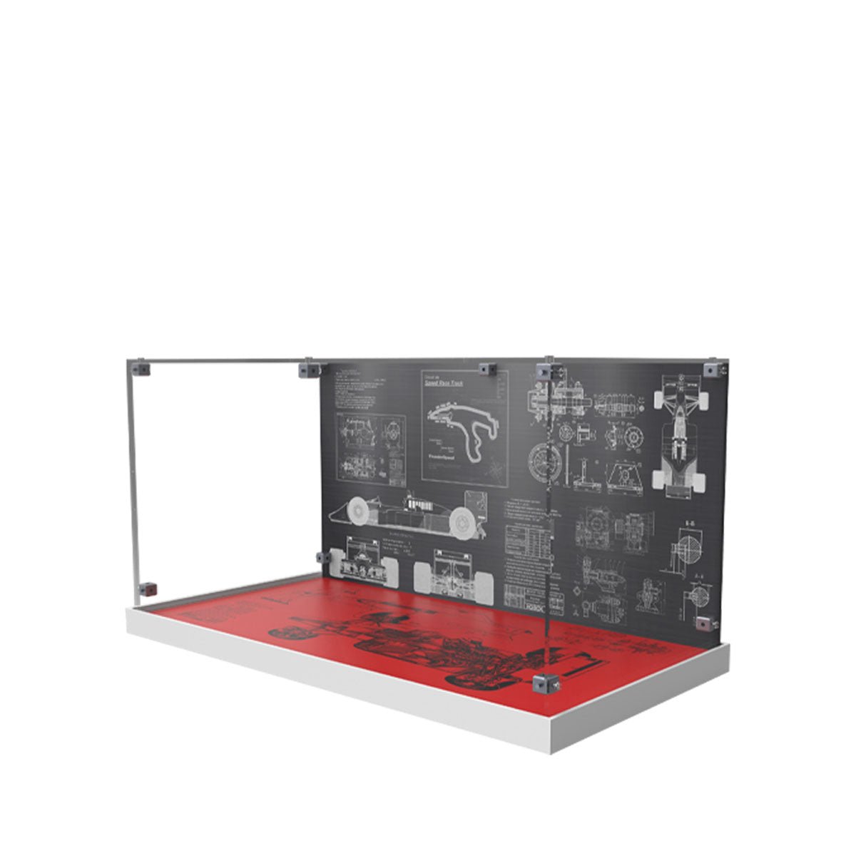 Acrylic Display Case for LEGO® McLaren MP4/4 & Ayrton Senna 10330 - brickzonehub