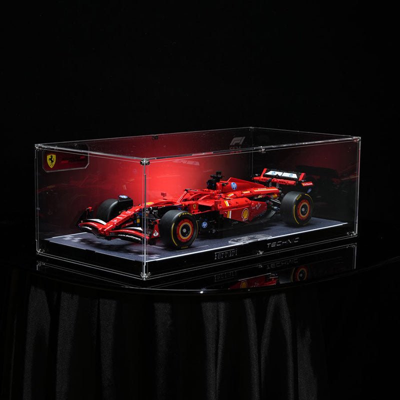 Acrylic Display Case for LEGO® Technic™ Ferrari F1 SF - 24 (Set 42107) - brickzonehub