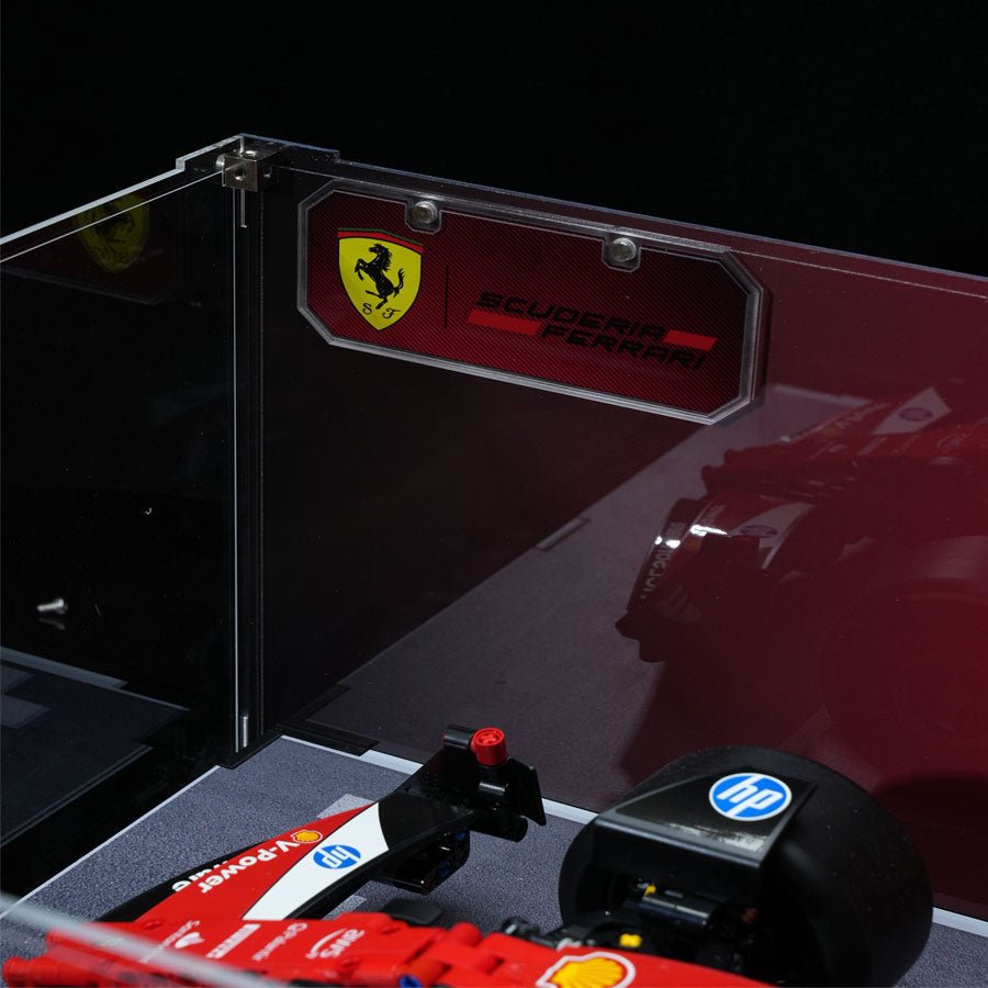 Acrylic Display Case for LEGO® Technic™ Ferrari F1 SF - 24 (Set 42107) - brickzonehub