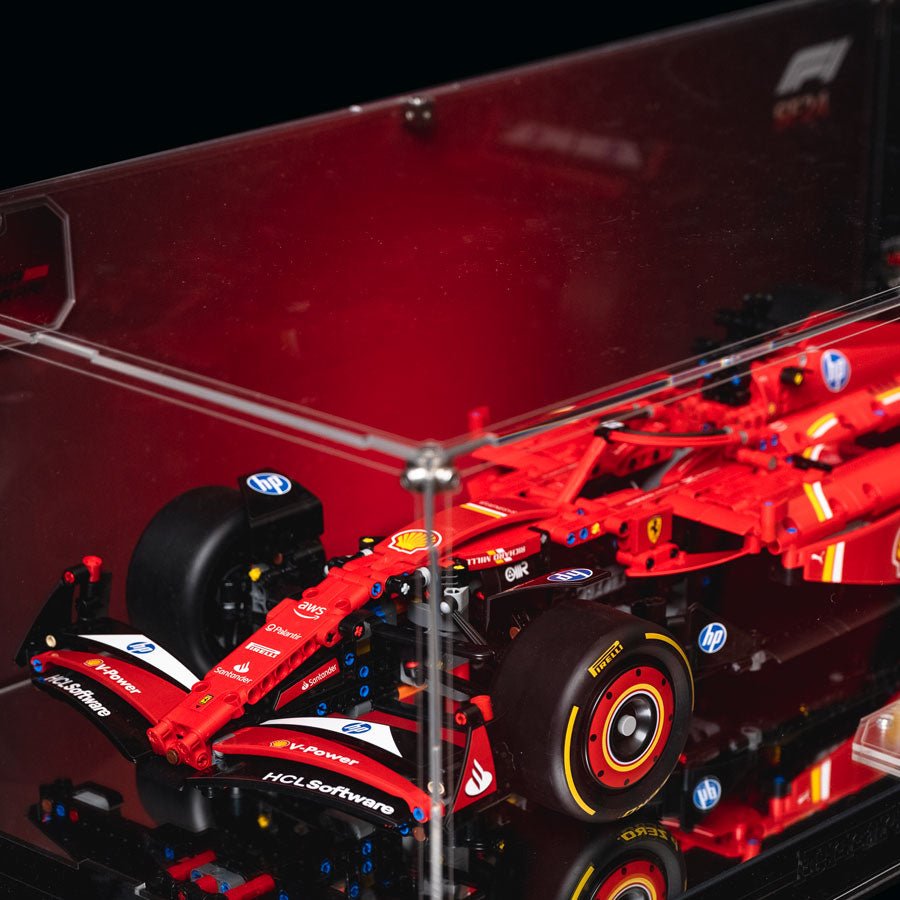 Acrylic Display Case for LEGO® Technic™ Ferrari F1 SF - 24 (Set 42107) - brickzonehub