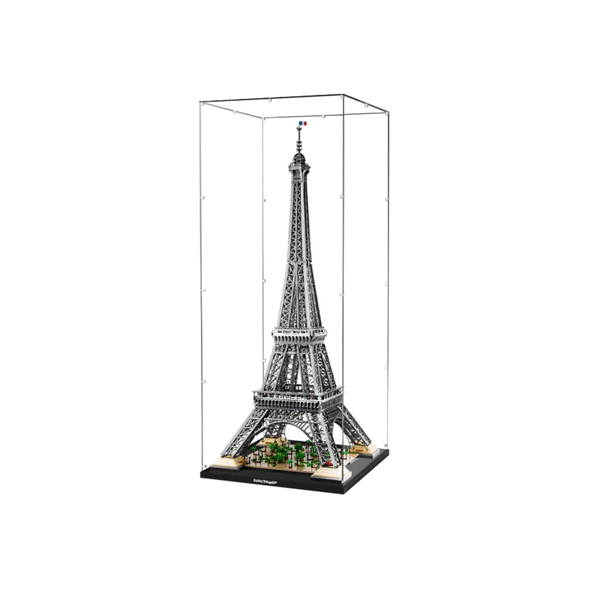 LEGO® 10307 Eiffel Tower Floating Stand with LED Lights & Paris City Map - brickzonehub