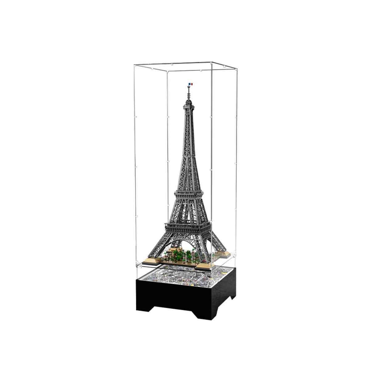 LEGO® 10307 Eiffel Tower Floating Stand with LED Lights & Paris City Map - brickzonehub