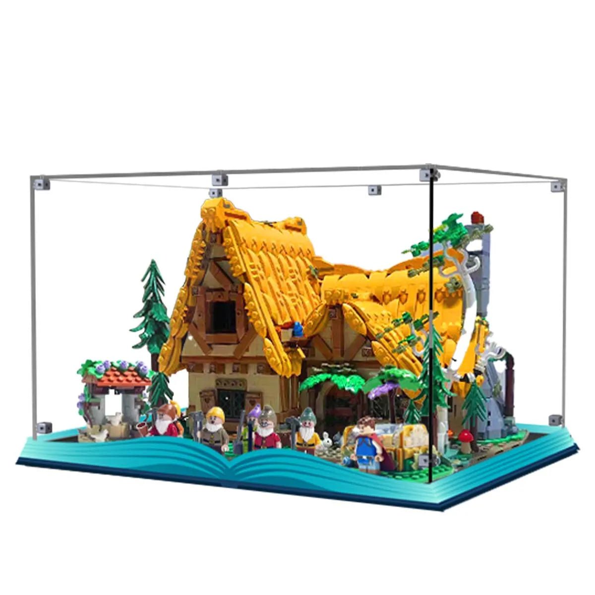 LEGO® Disney Snow White’s Cottage Acrylic Display Case 43242 - brickzonehub