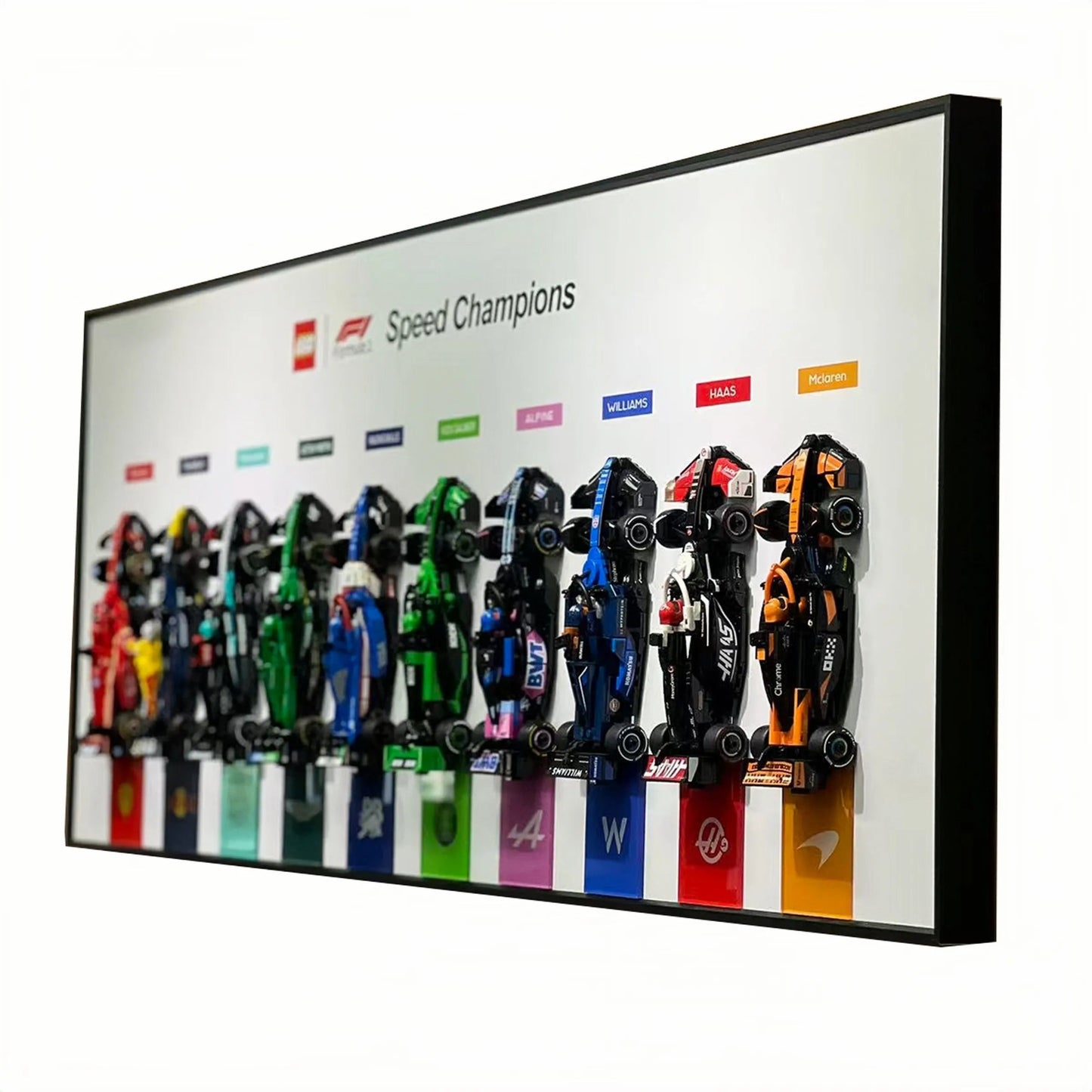 LEGO® Showcase for All Speed Champions F1 Series PLUS Display Frame - brickzonehub