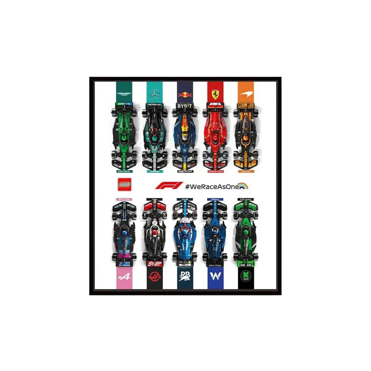 LEGO® Showcase for All Speed Champions F1 Series PLUS Display Frame - brickzonehub