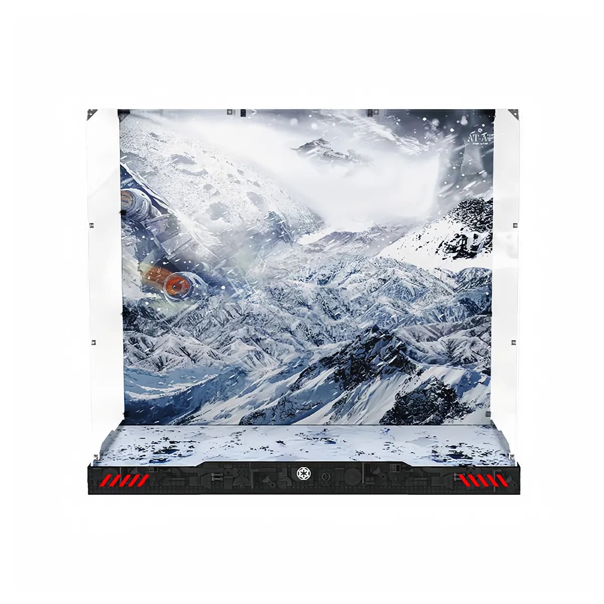 LEGO® Star Wars AT - AT Hoth Battle Acrylic Display Case 75313 - brickzonehub