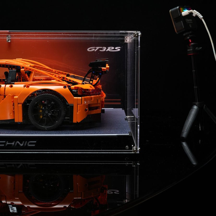 Premium Acrylic Display Case for LEGO® Porsche 911 GT3 - brickzonehub