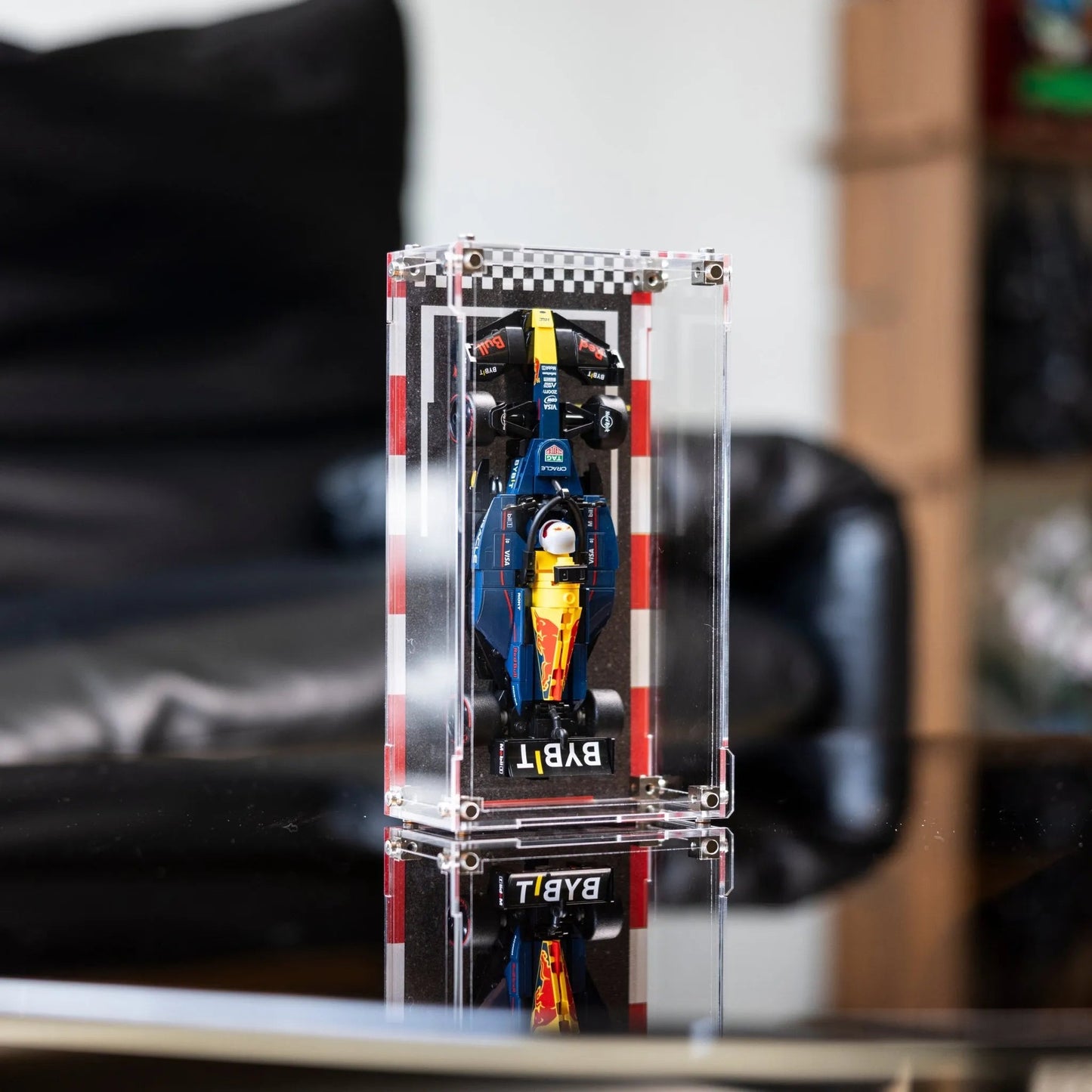 Premium Acrylic Display Case for LEGO® Speed Champions F1 – Ultra Clear Single Car Showcase Box - brickzonehub