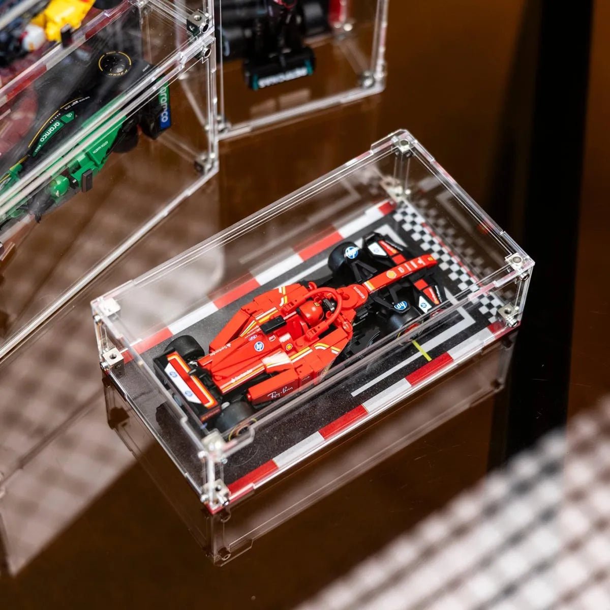 Premium Acrylic Display Case for LEGO® Speed Champions F1 – Ultra Clear Single Car Showcase Box - brickzonehub