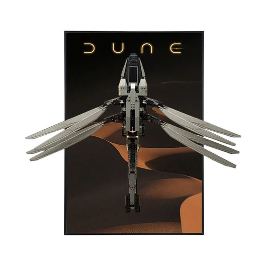 Premium Backlit Frame for LEGO® Icons 10327 Dune Ornithopter - brickzonehub