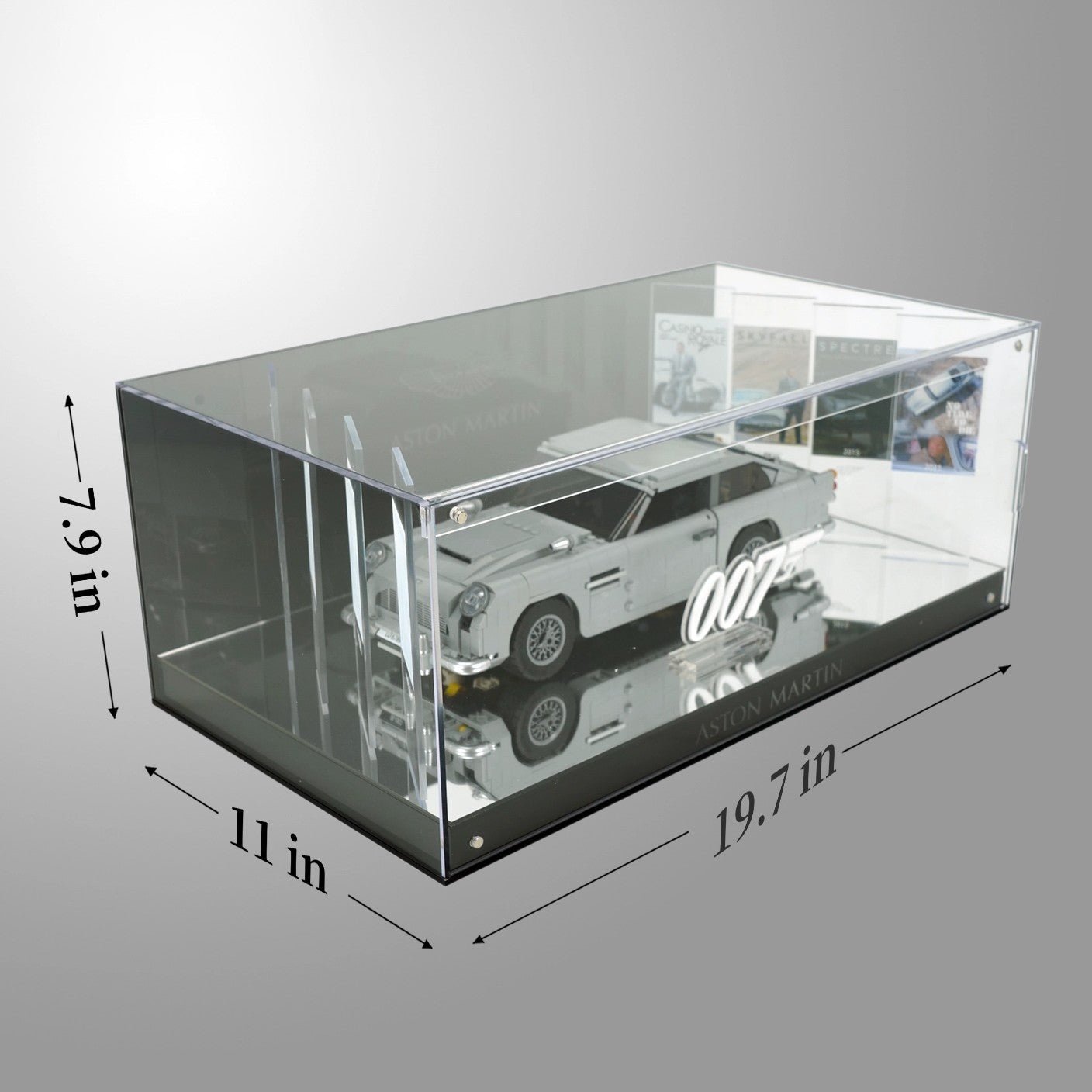 Premium Display Case for LEGO® 10262 Aston Martin DB5 007 - brickzonehub