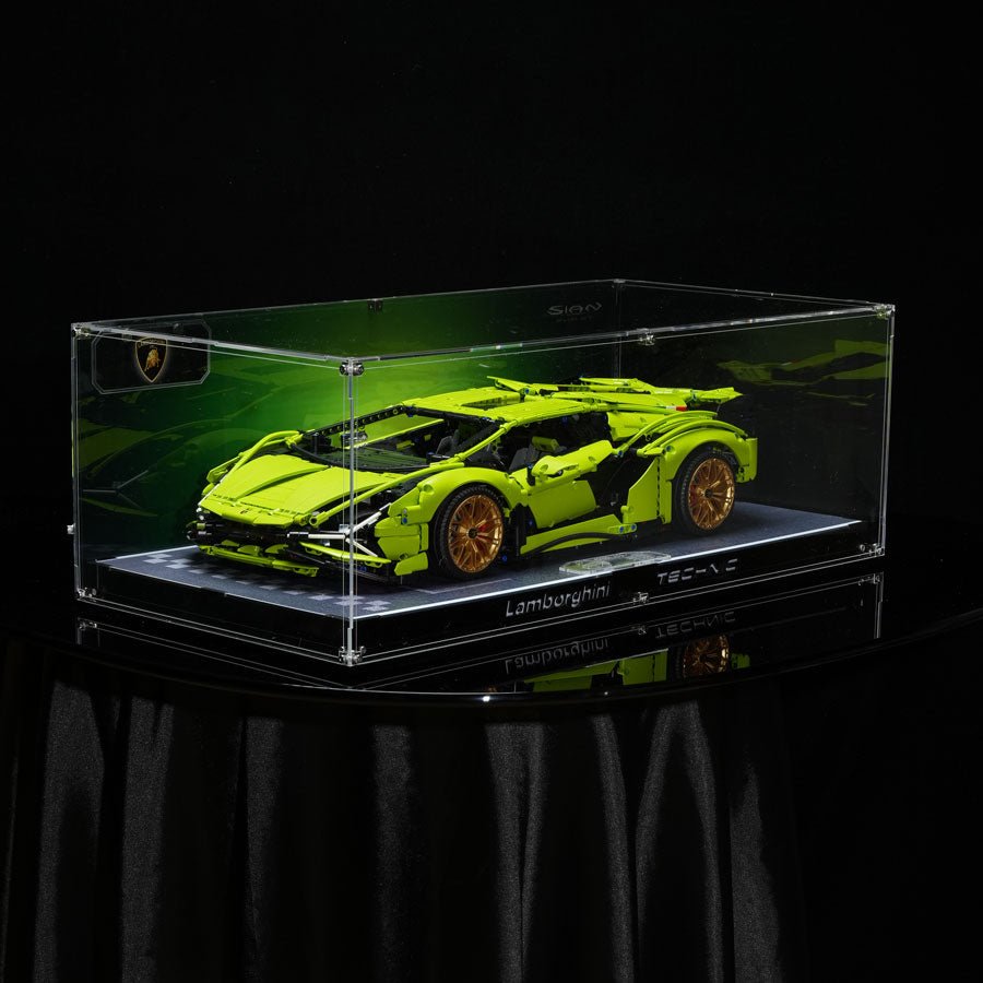 Premium Display Case for LEGO® 42115 Lamborghini Sian - brickzonehub