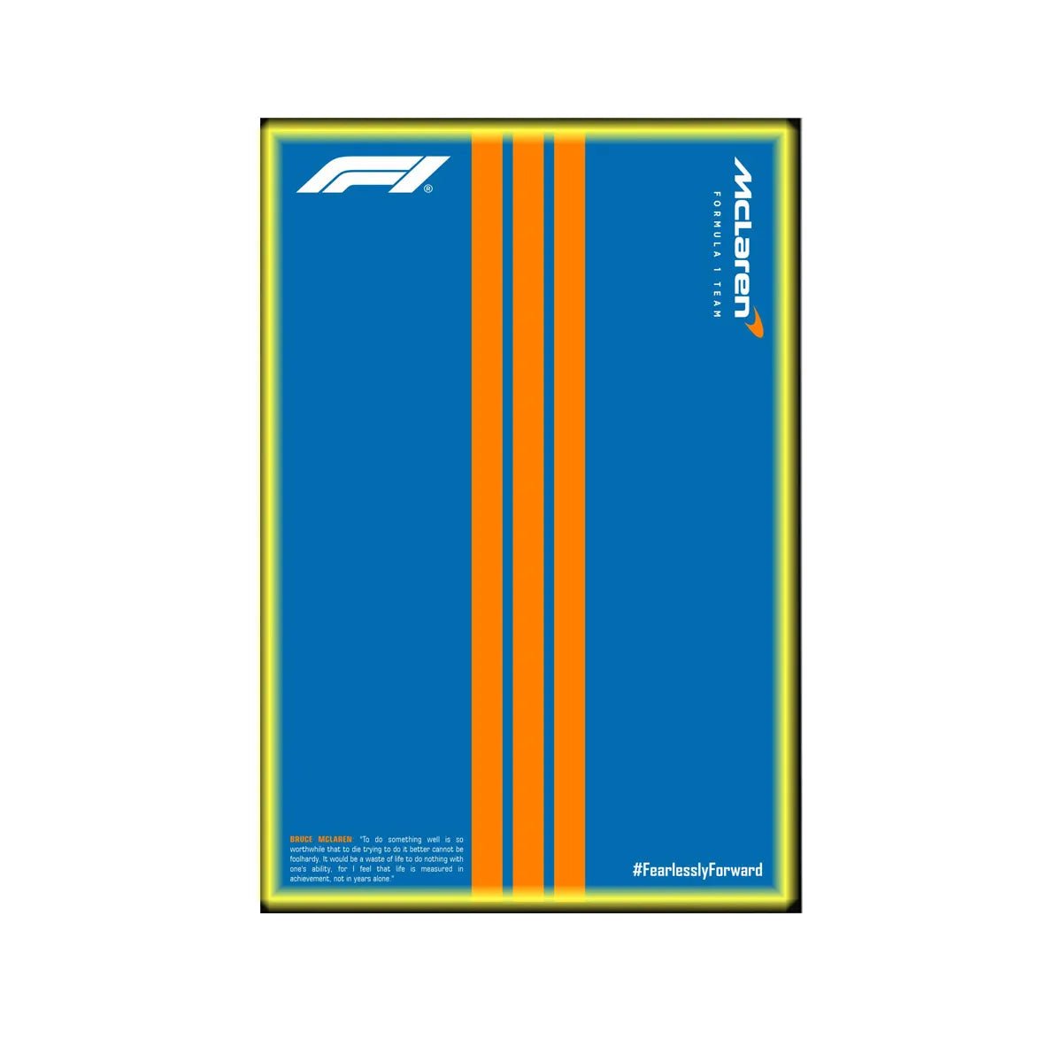 Premium Wall Display Compatible with LEGO® Technic™ McLaren F1 42141 Style C - brickzonehub