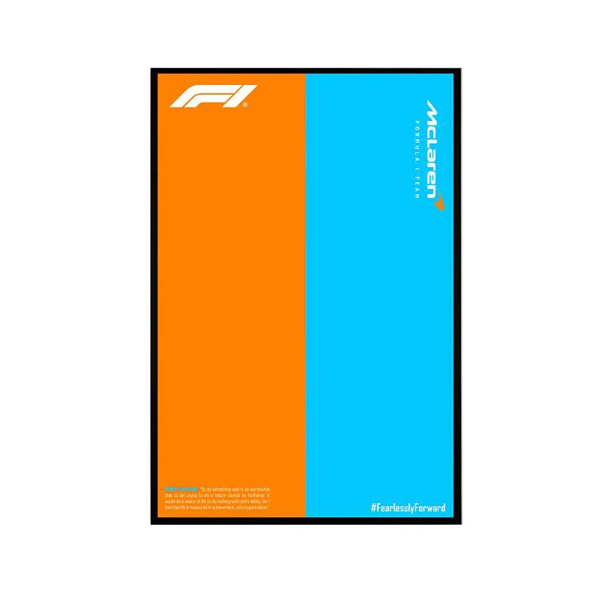 Premium Wall Display Compatible with LEGO® Technic™ McLaren F1 42141 Style D - brickzonehub