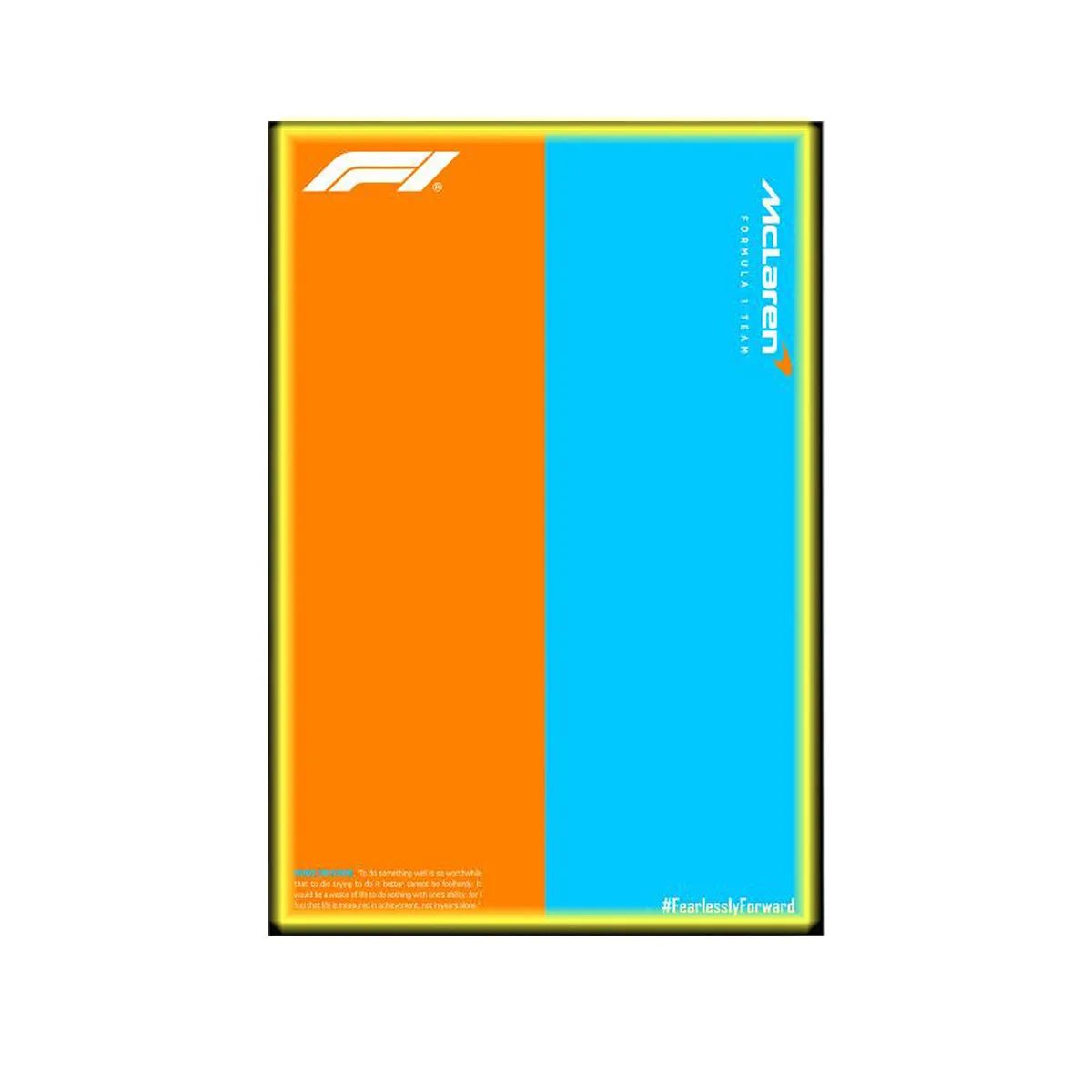 Premium Wall Display Compatible with LEGO® Technic™ McLaren F1 42141 Style D - brickzonehub