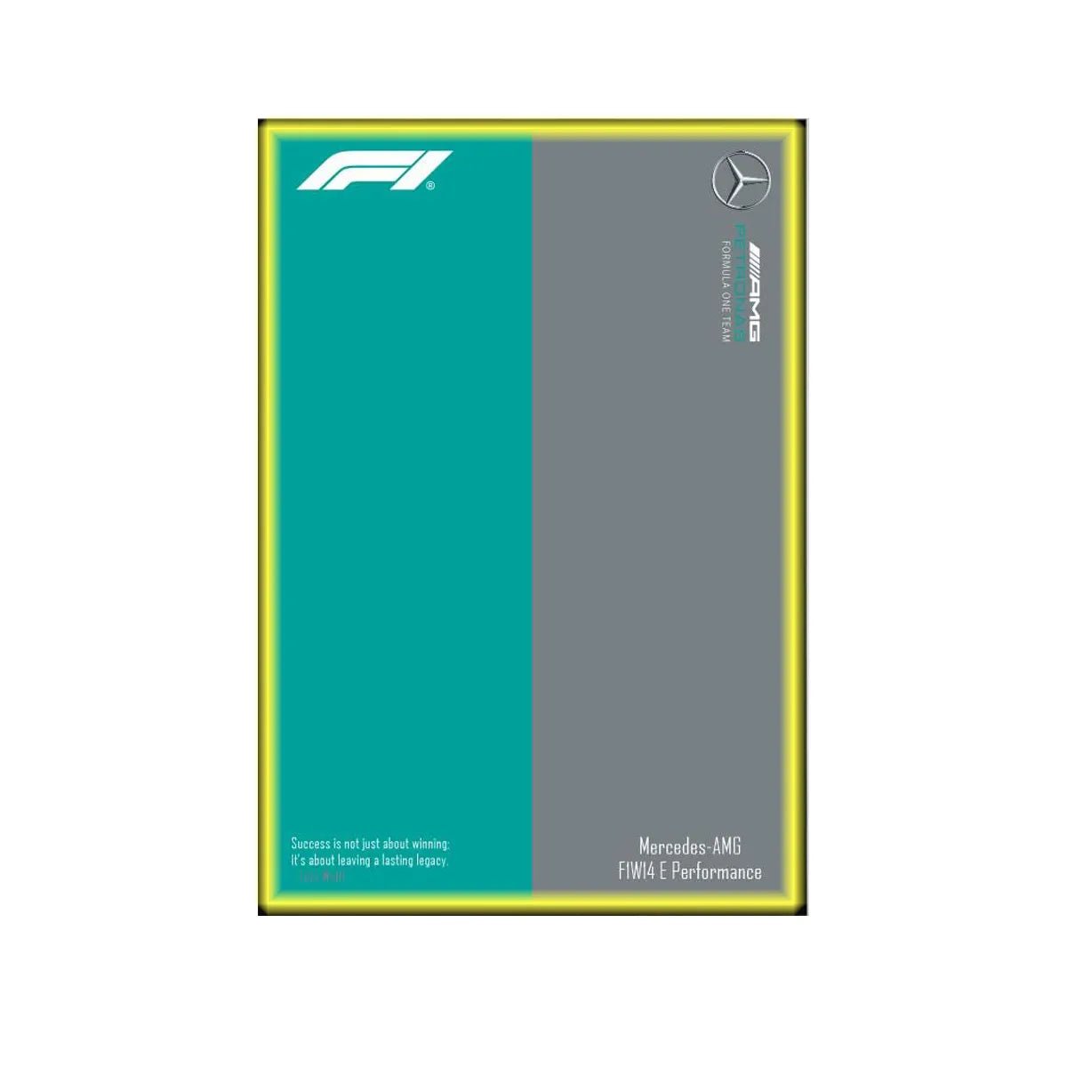 Premium Wall Display for LEGO® Mercedes - AMG F1 42171 Style A - brickzonehub