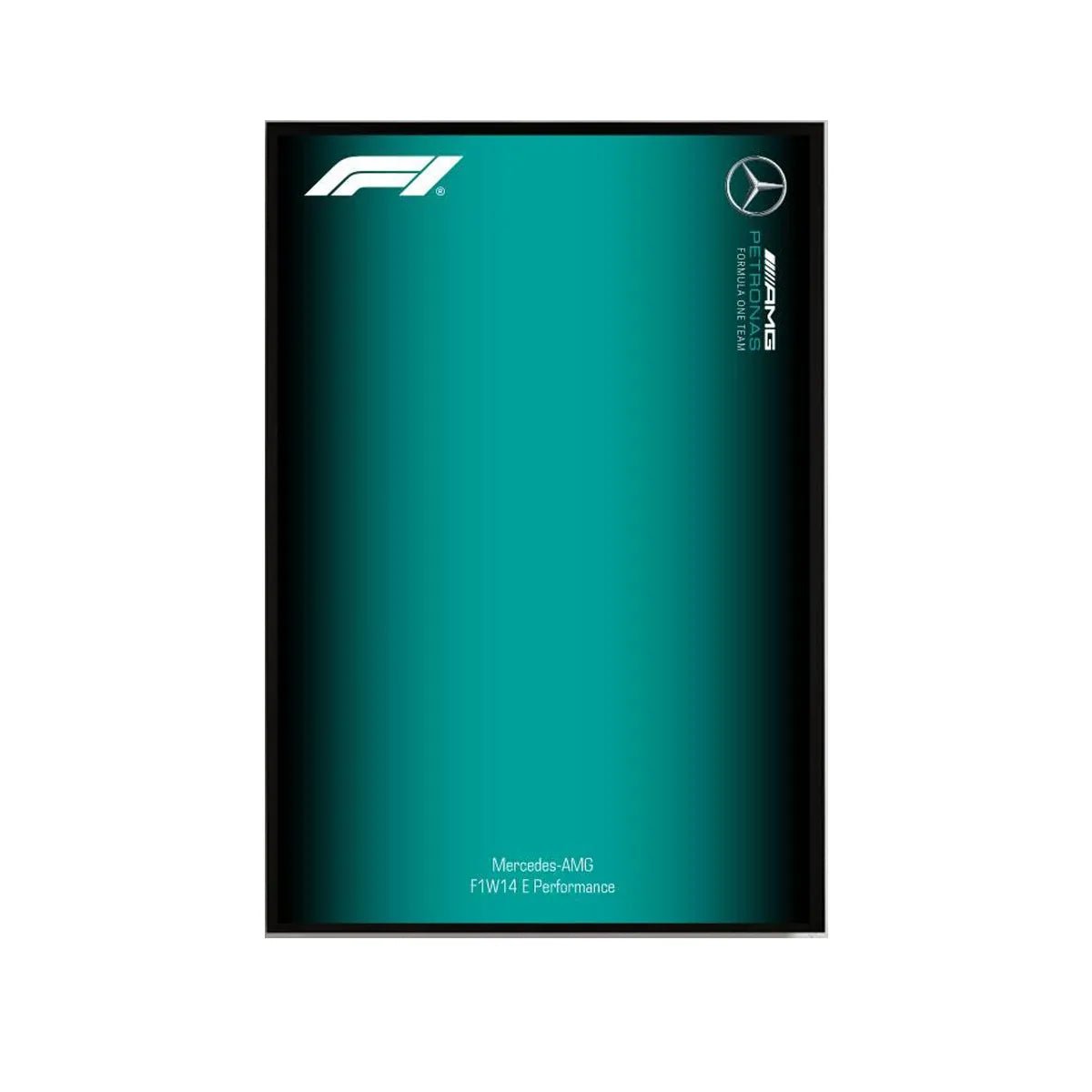 Premium Wall Display for LEGO® Mercedes - AMG F1 42171 Style C - brickzonehub