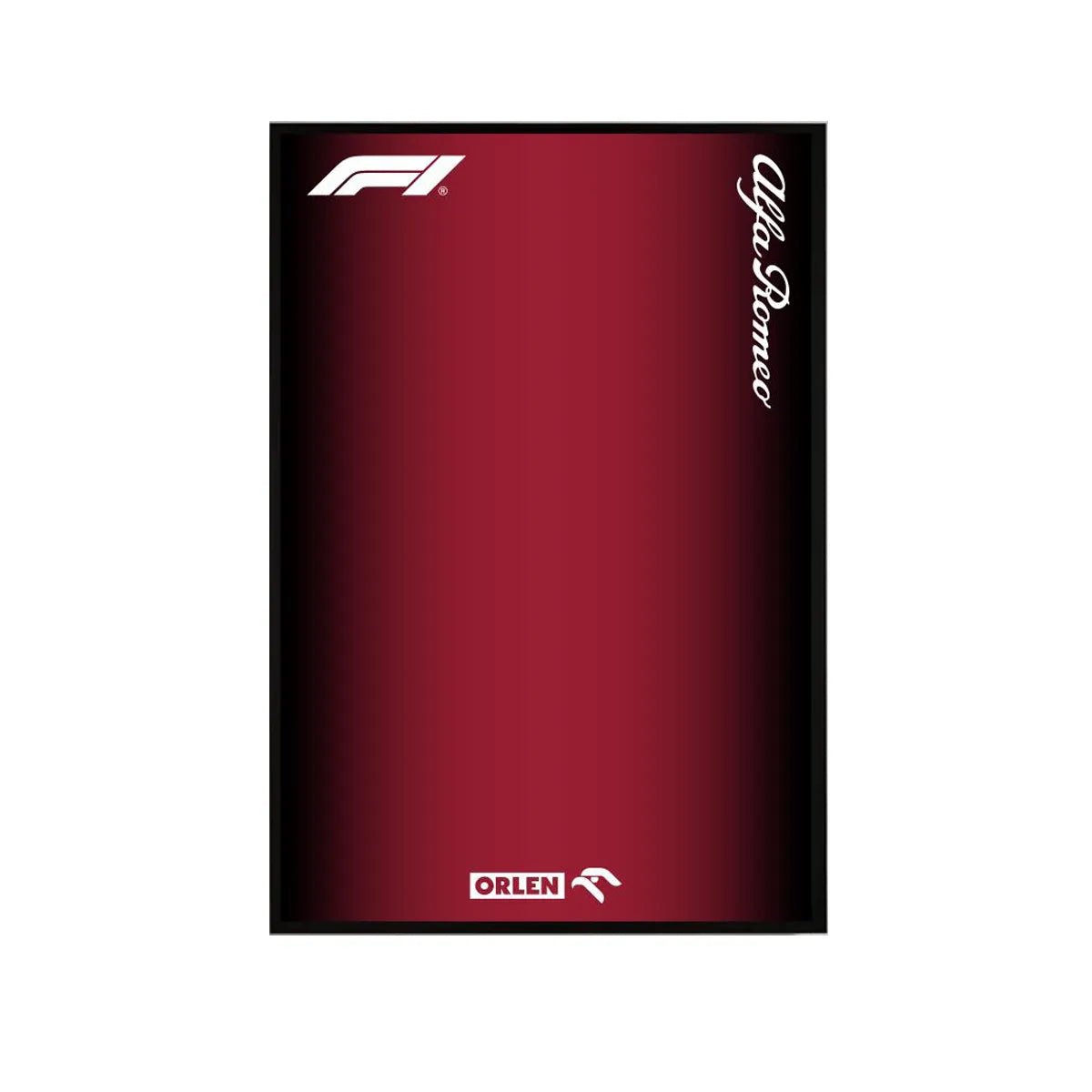 Premium Wall Display Frame Compatible with Alfa Romeo F1 Car - brickzonehub