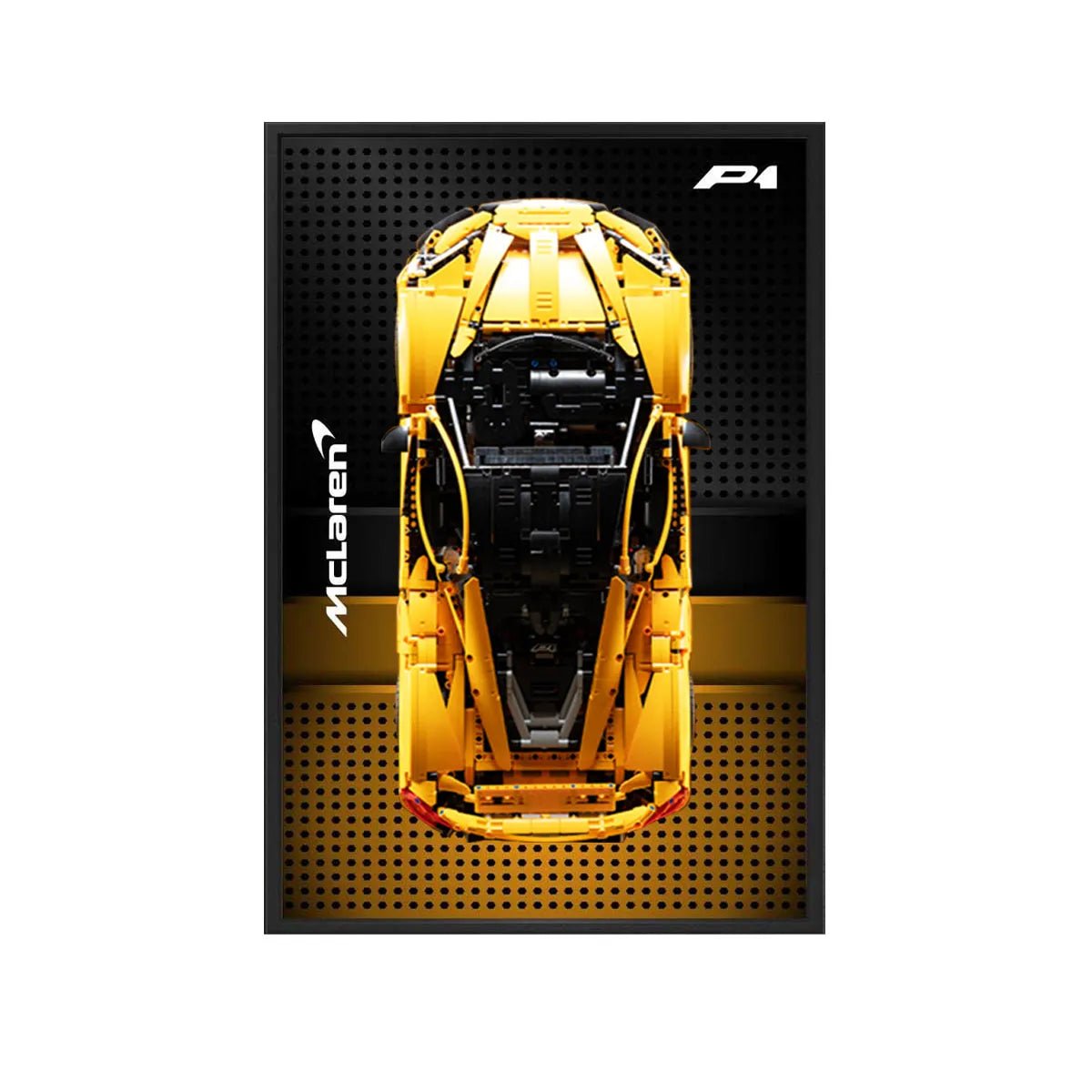 Premium Wall Display Frame Compatible with LEGO® McLaren P1 42172 Style C - brickzonehub