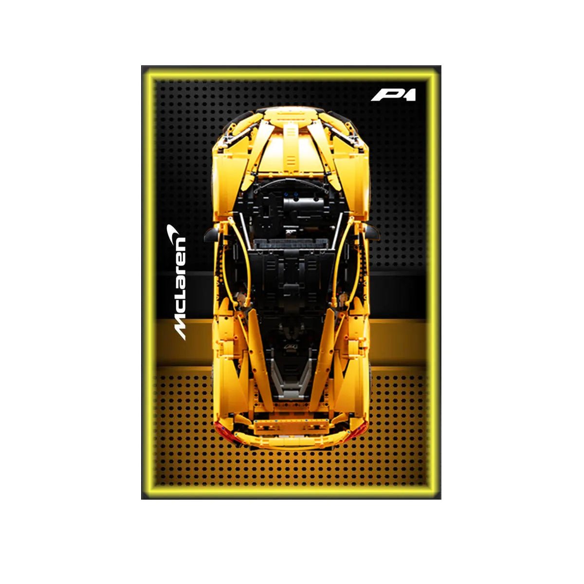 Premium Wall Display Frame Compatible with LEGO® McLaren P1 42172 Style C - brickzonehub