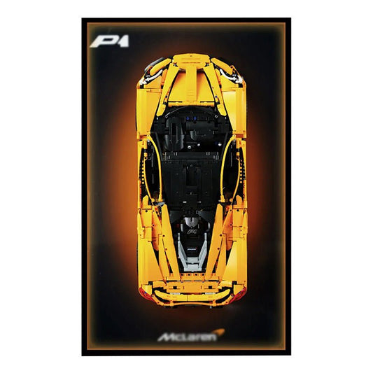 Premium Wall Display Frame for LEGO® 42172 McLaren P1 - brickzonehub