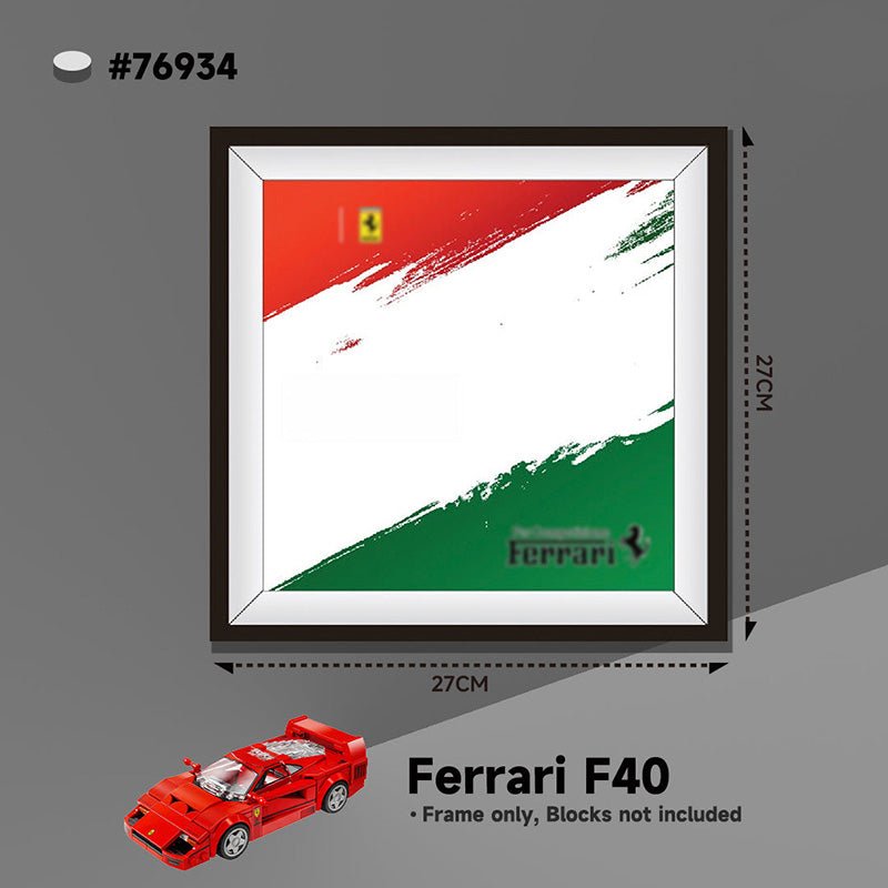 Showcase Your LEGO® Speed Champions Supercars – Wall Display Box - brickzonehub