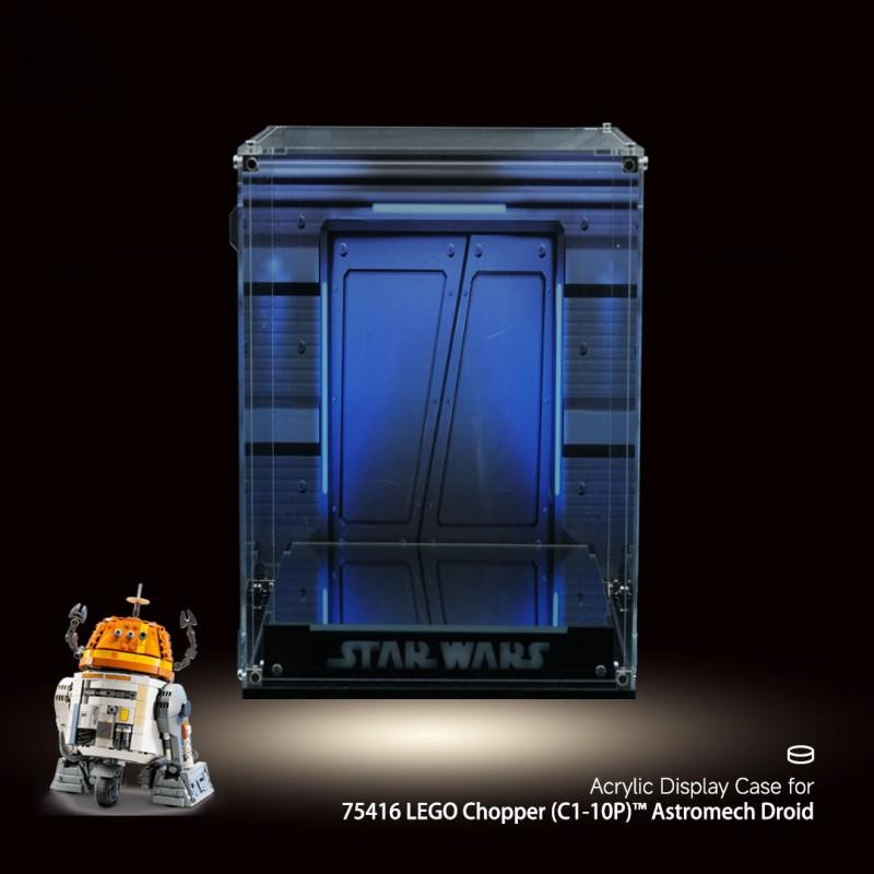 Star Wars C1 - 10P (Chopper) LEGO® Display – Premium Acrylic Protector Box - brickzonehub