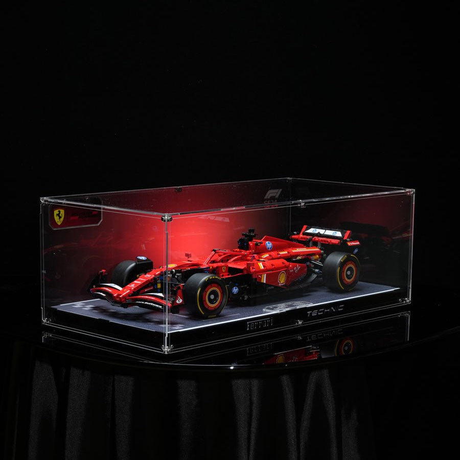 Ultra - Clear Acrylic Display Case for LEGO® Technic™ F1 Cars - brickzonehub