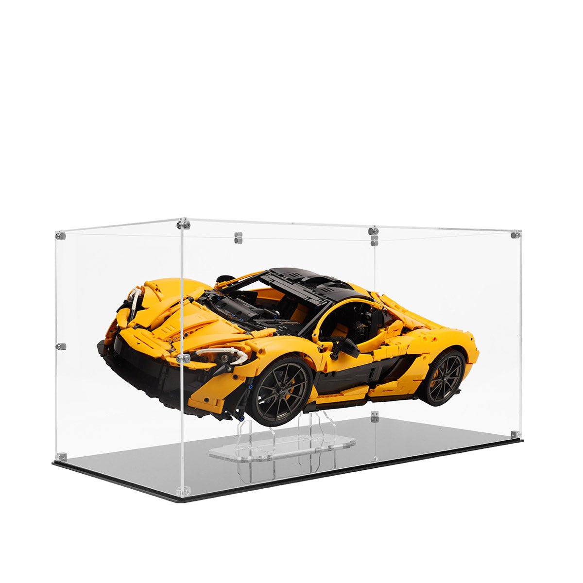 Universal Acrylic Display Case for LEGO® Technic & F1 Supercars – Floating Mount Design - brickzonehub