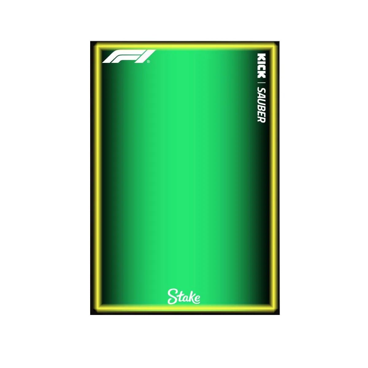 Wall Display Frame Compatible with CaDA KICK Sauber F1 C44 - brickzonehub