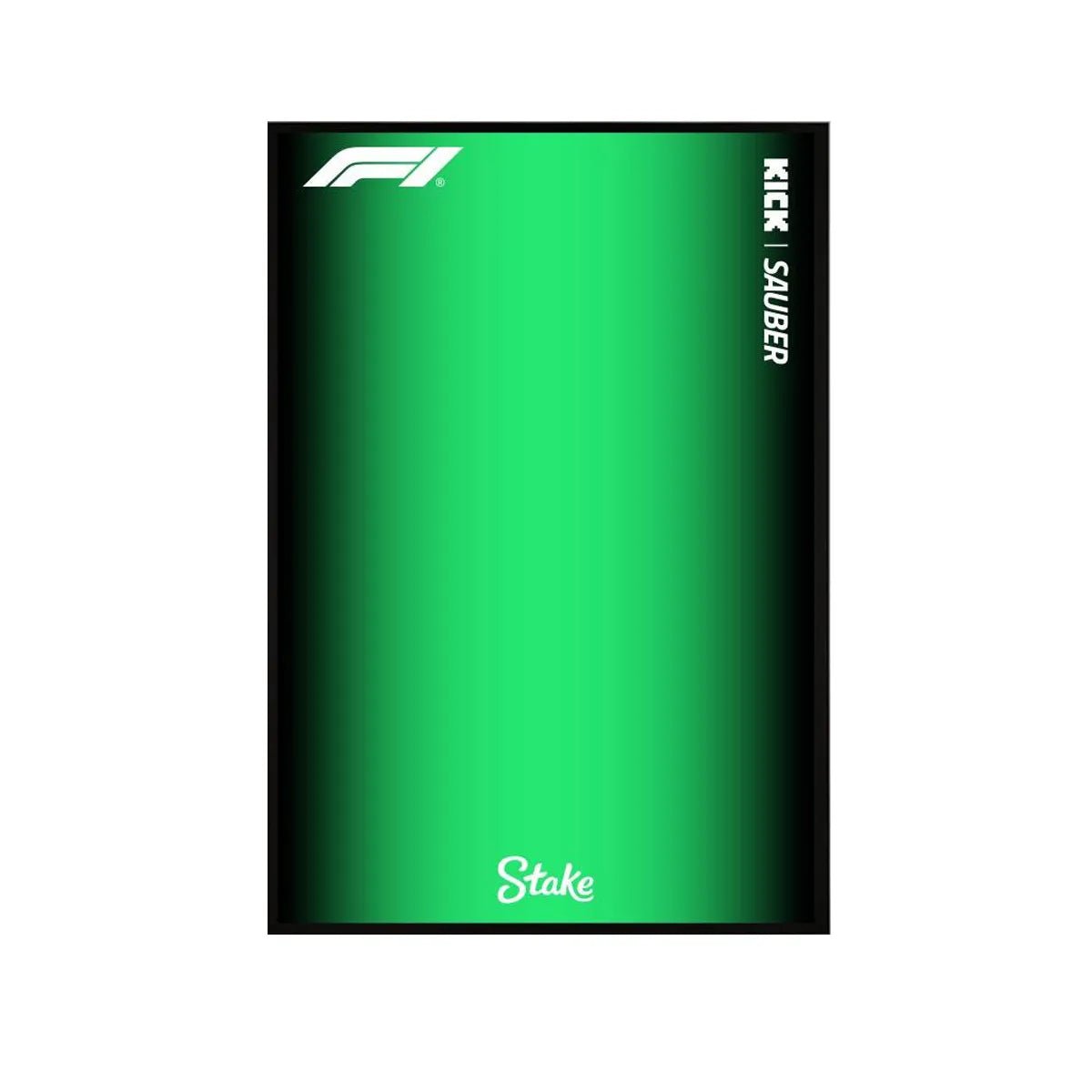 Wall Display Frame Compatible with CaDA KICK Sauber F1 C44 - brickzonehub