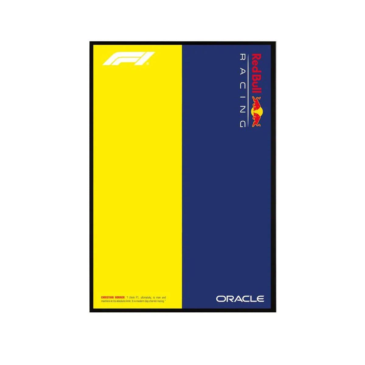 Wall Display Frame Compatible with LEGO® 42206 Red Bull RB20 Style B - brickzonehub