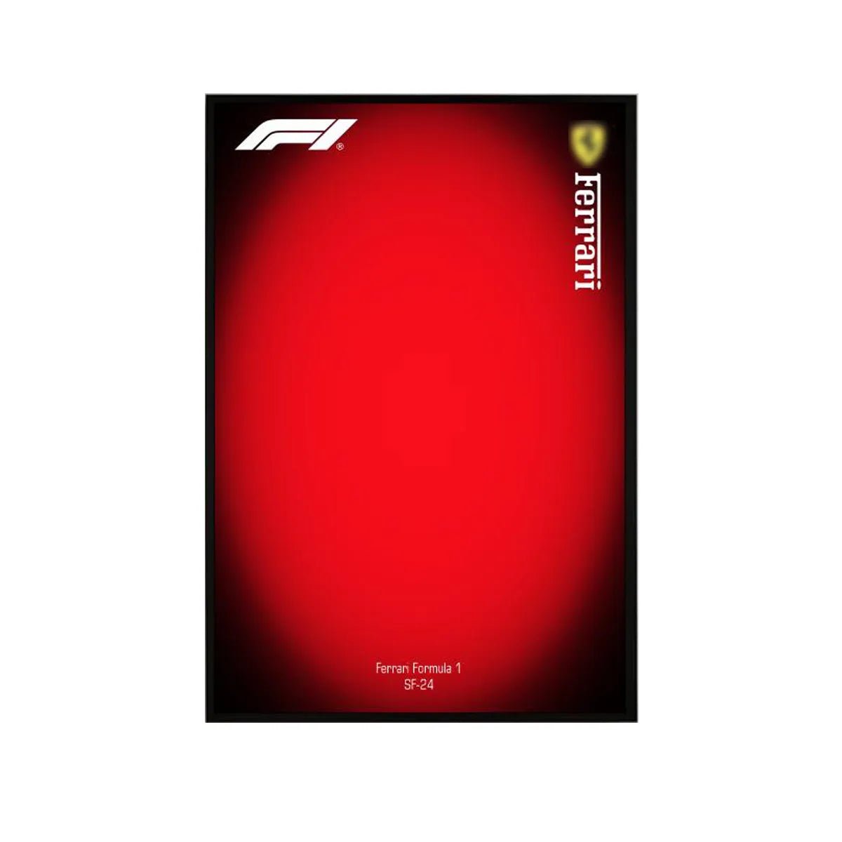 Wall Display Frame Compatible with LEGO® Ferrari F1 SF - 24 42207 Style C - brickzonehub