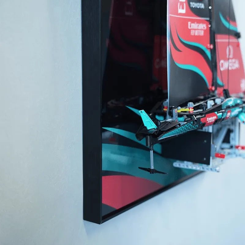 Wall Frame Display for Lego® Emirates Team New Zealand Boat(42174) - brickzonehub