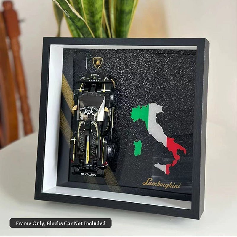 Wall Mount Display Box for LEGO® Speed Champions – Supercar Team Edition - brickzonehub