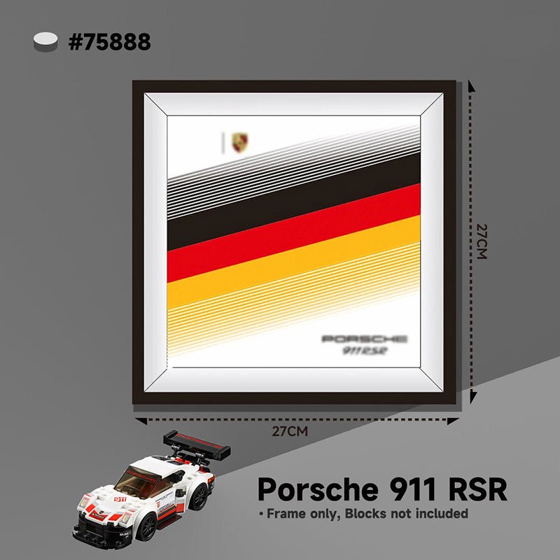 Wall Mount Display Box for LEGO® Speed Champions – Supercar Team Edition - brickzonehub