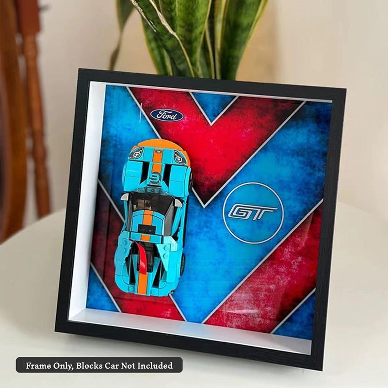 Wall Mount Display Box for LEGO® Speed Champions – Supercar Team Edition - brickzonehub