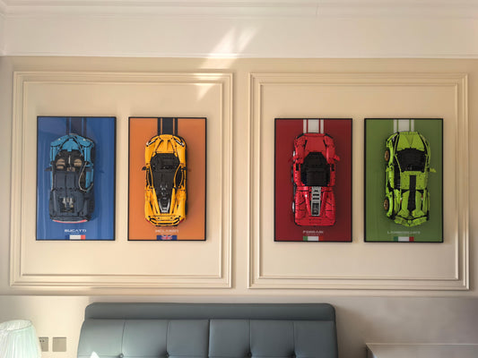 Display Frame vs Display Case for LEGO® McLaren P1™ 42172