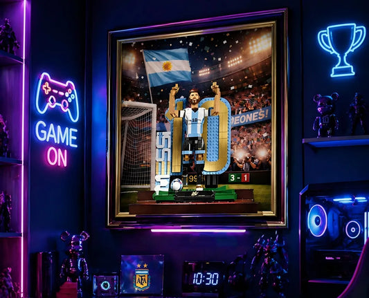 Why a Wall Display Frame Suits LEGO® Lionel Messi – Football Legend 43015 So Well