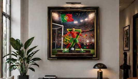 Why a Wall Display Frame Suits LEGO® Cristiano Ronaldo – Football Legend 43016 So Well